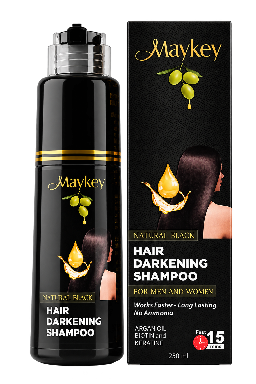 Maykey Hair Darkening Shampoo 250ml